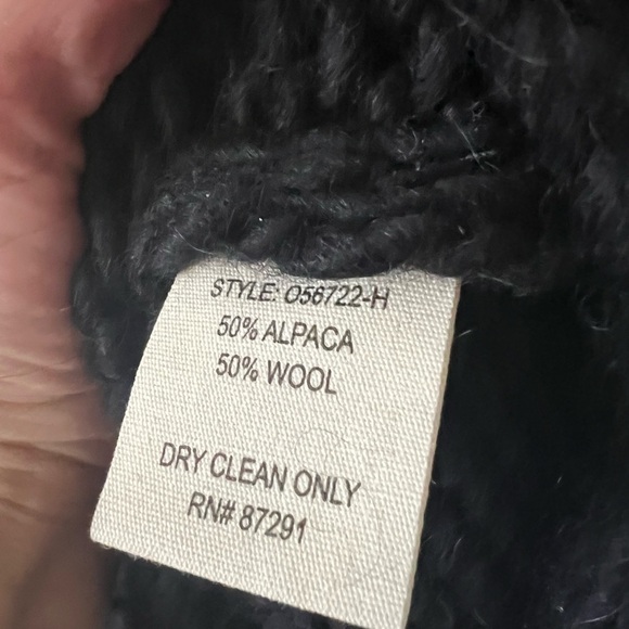 Johnny Was CALME CHUNKY FUNNEL NECK SWEATER- size XXL - Picture 7 of 10